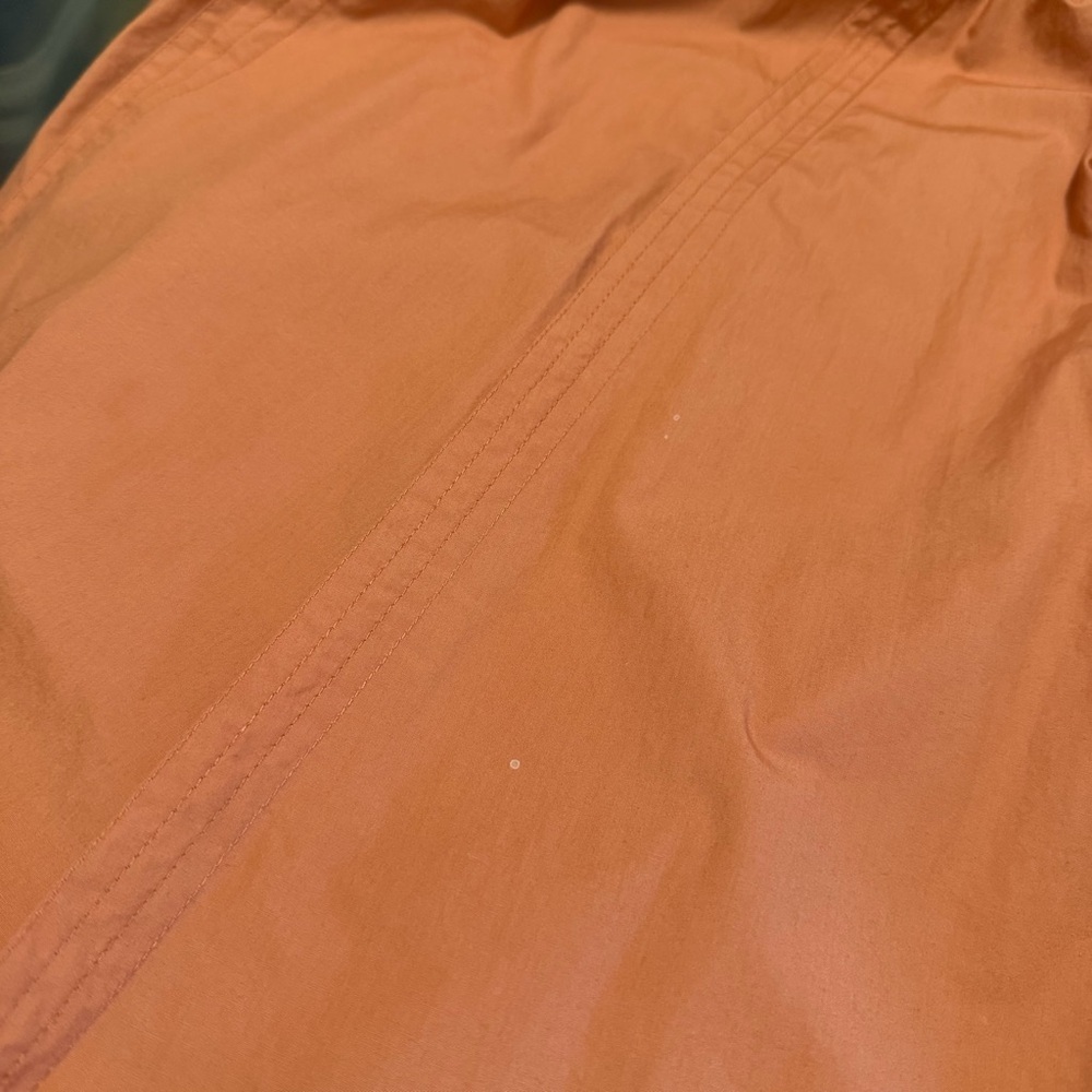 Ulla Johnson Midi Puff-Sleeve Palma Dress Orange Rust Size 4 G2 - Picture 8 of 10